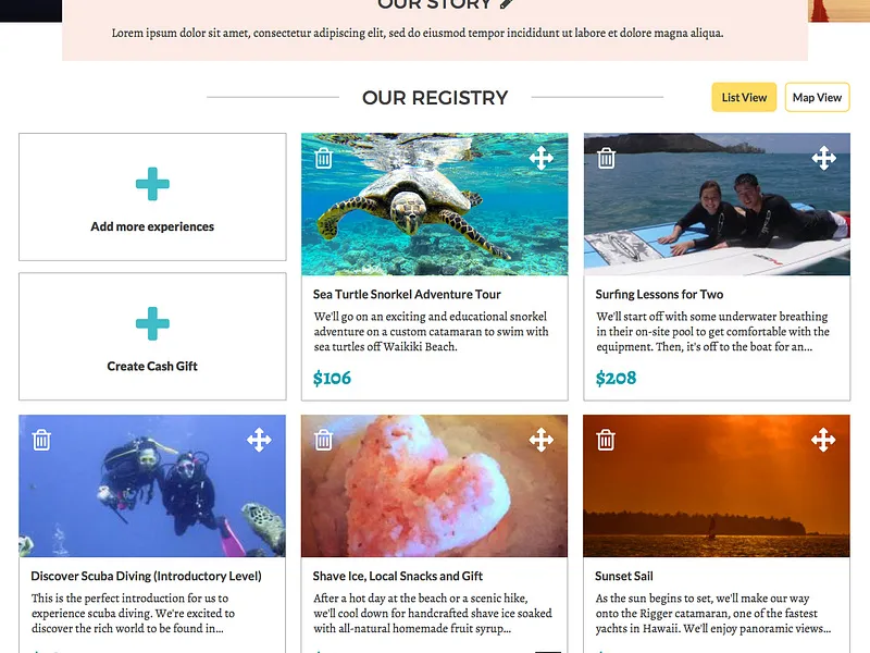 9842 travel joy registry account