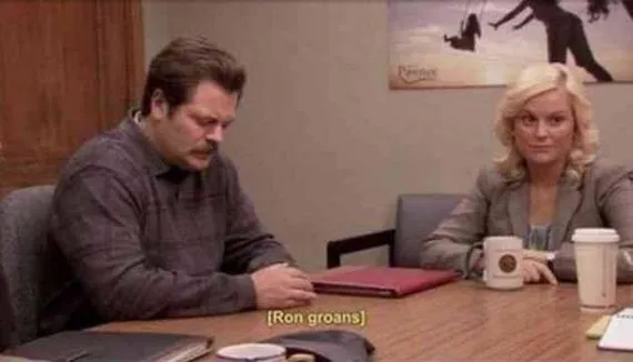 9967 ron swanson honeymoon solitude